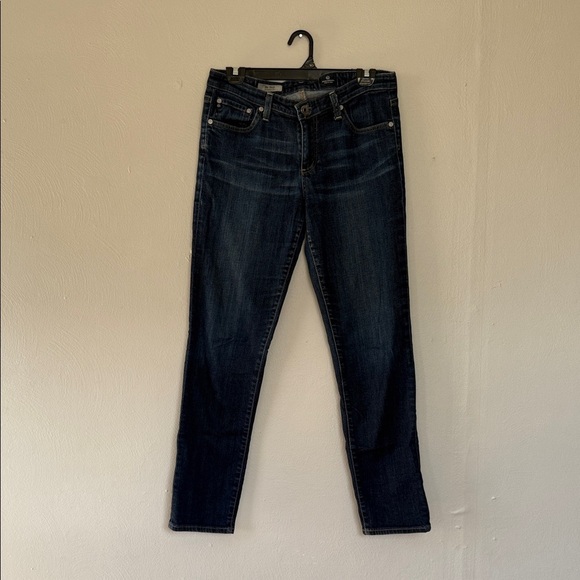 Ag Adriano Goldschmied Denim - AG Adriano Goldschmied the stilt Dark Blue Straight Leg Jeans 30